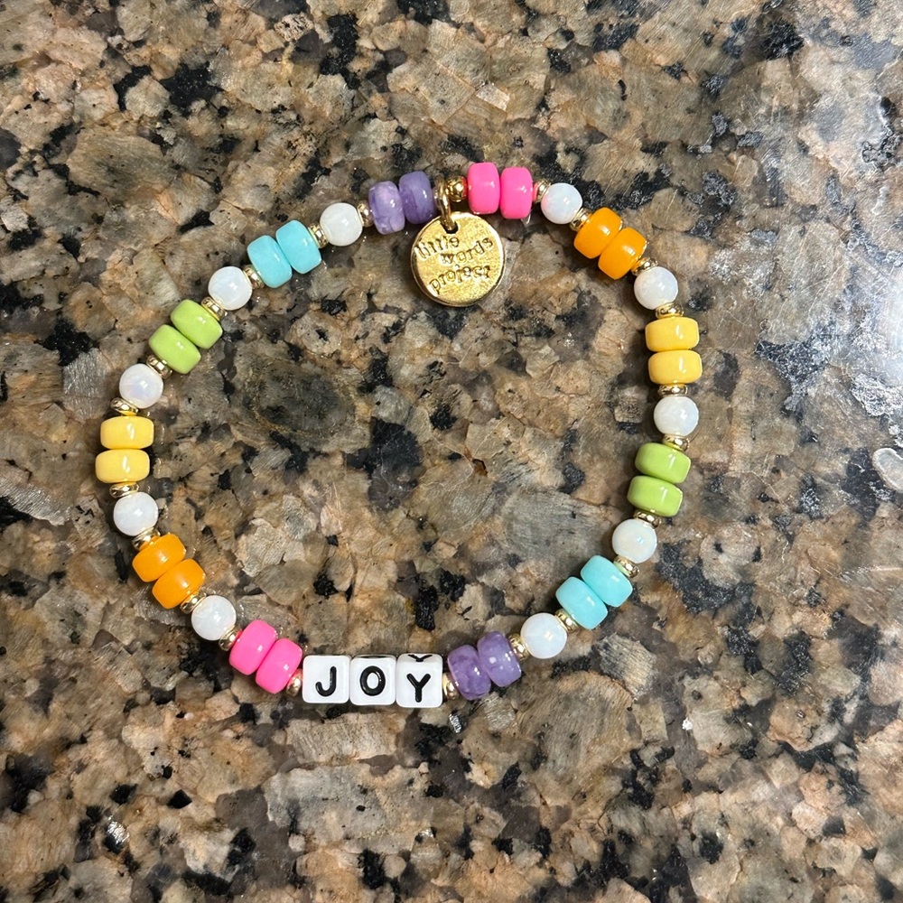 Little words project bracelet joy